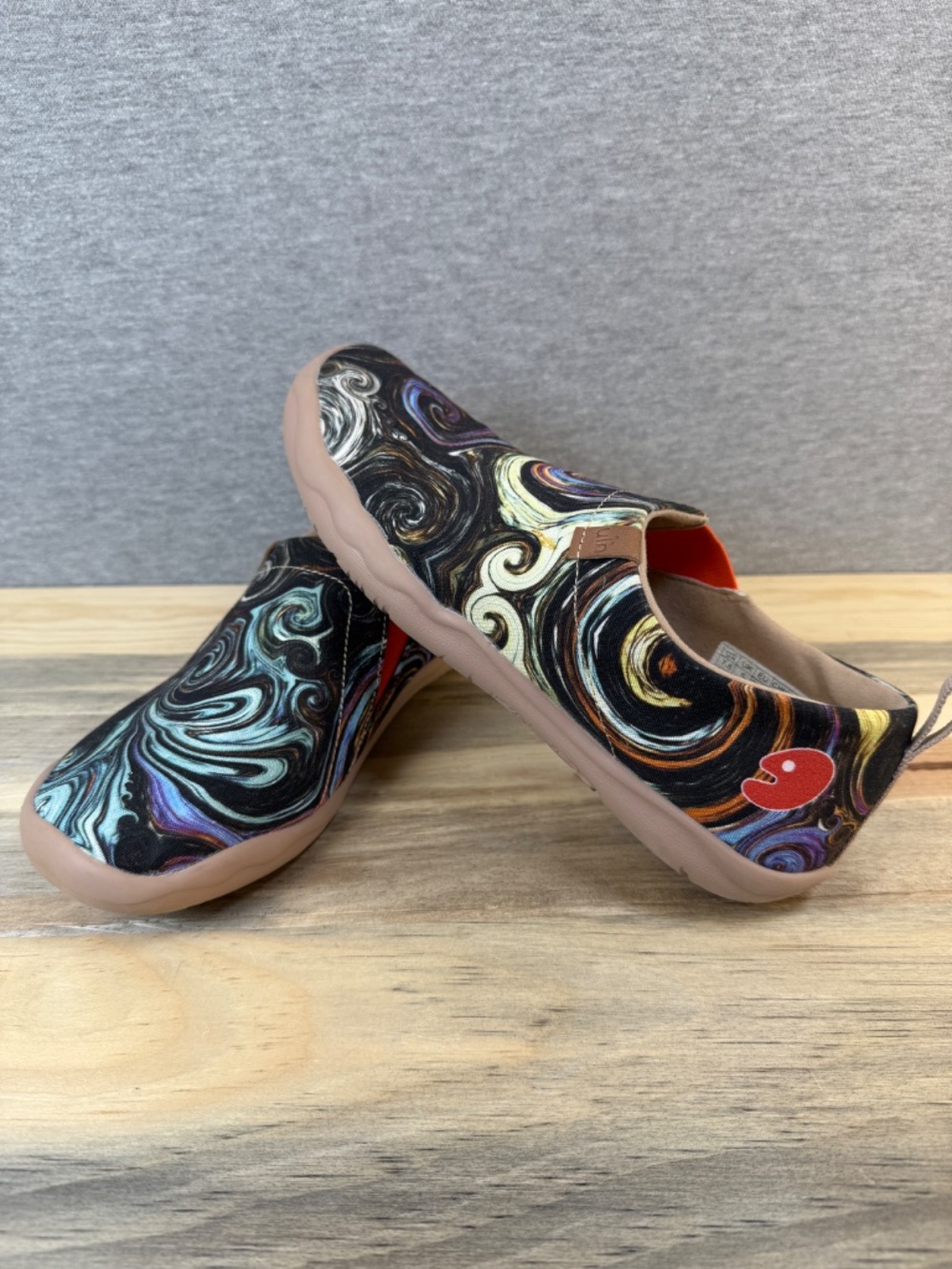 UIN Toledo Starry Night Slip On Sneakers Women's Size 7.5 Artsy Art Teacher Cool - Picture 10 of 16